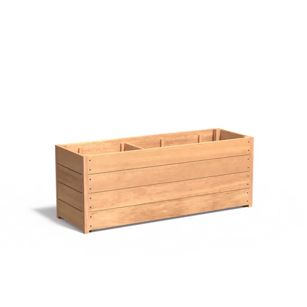 Jardinière en bois dur 150 x 50 x 57,4 cm