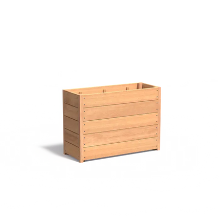 Jardinière en bois dur 100 x 40 x 71,3 cm