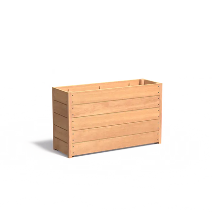 Jardinière en bois dur 120 x 40 x 71,3 cm