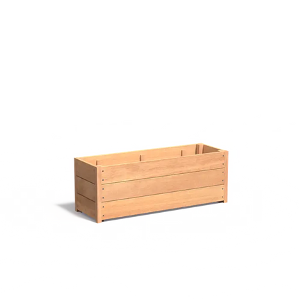 Jardinière en bois dur 120 x 40 x 43,5 cm