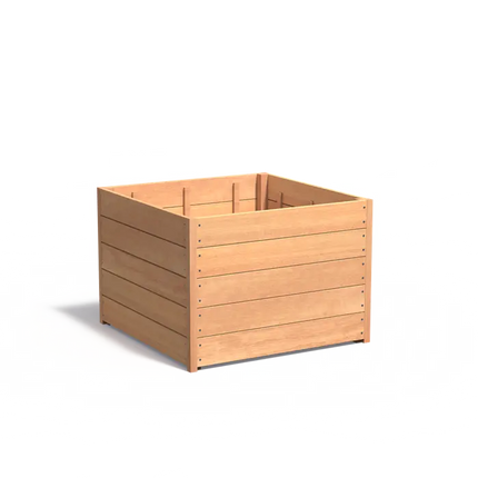 Jardinière en bois dur 100 x 100 x 71,3 cm