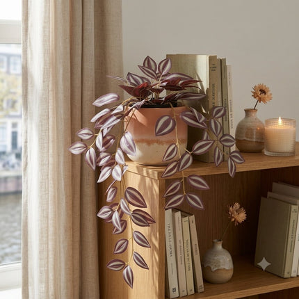 Konstväxt Tradescantia - ↕32cm - Ø9cm