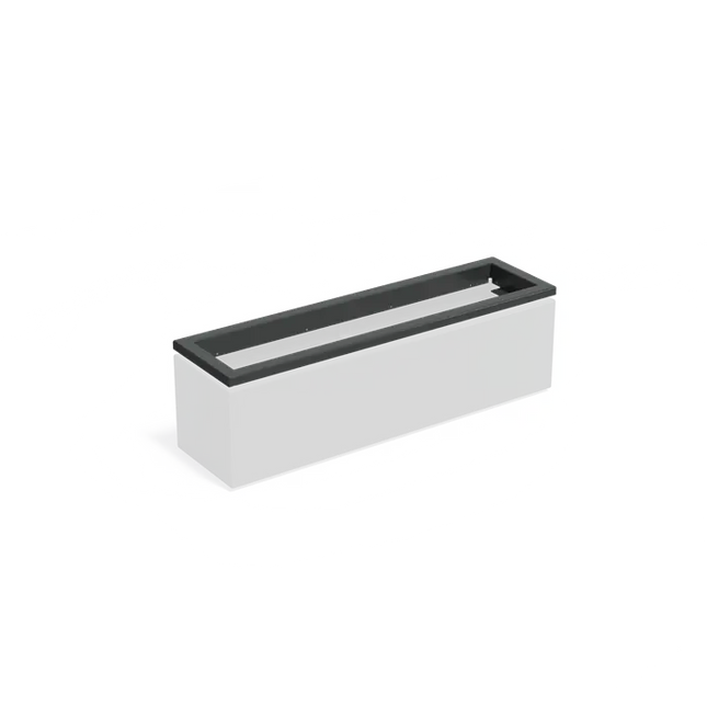 Jardinera de aluminio in-lite® Ready Extension Edge 1500 x 400 x 91 mm