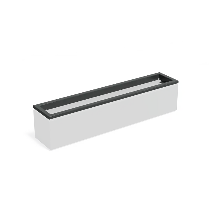 Aluminium Plantenbak in-lite® Ready Opzetrand 2000 x 400 x 91 mm