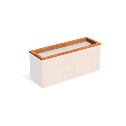 Fioriera in acciaio Corten in-lite® Ready Rim 1500 x 500 x 89 mm