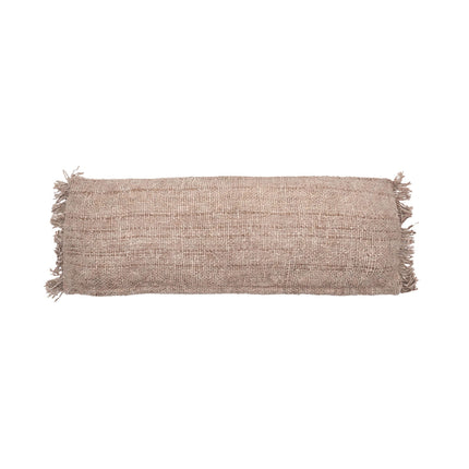Poszewka na poduszkę „Oh My Gee” – beżowa – 35x100