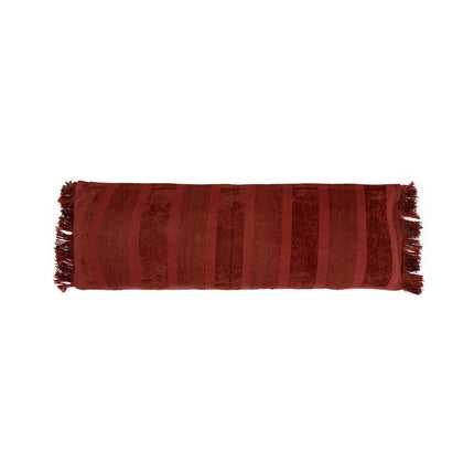 The Oh My Gee cushion cover - burgundy velvet - 35x100