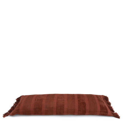 The Oh My Gee cushion cover - burgundy velvet - 35x100