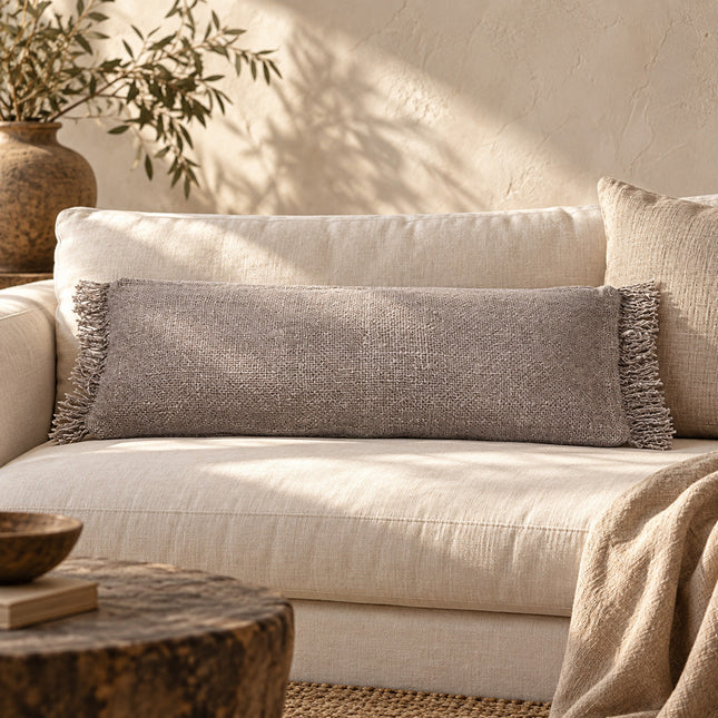 La Housse de Coussin Oh My Gee - Gris Perle - 35x100