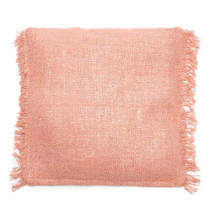 Poszewka na poduszkę Oh My Gee - łososiowy róż - 60x60
