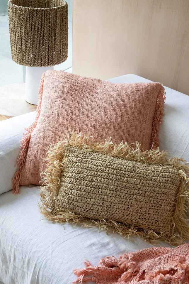 De Oh My Gee kussenhoes - zalmroze - 60x60