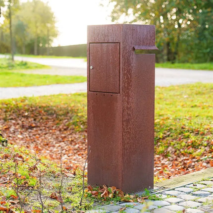 Cortenstålpostkasse IVAR