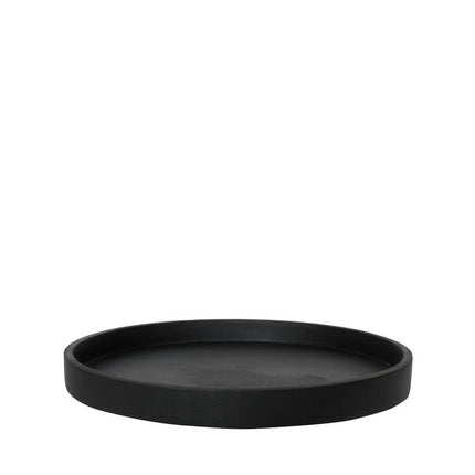 Pottery Pots Ronde schotel XS, zwart Ø33 cm