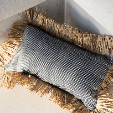 Poszewka na poduszkę Bonita Cotton - naturalna czerń - 30x50