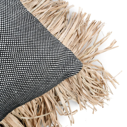Poszewka na poduszkę Bonita Cotton - naturalna czerń - 30x50