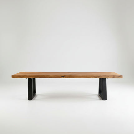 Bank met ijzeren poten - naturel - 220