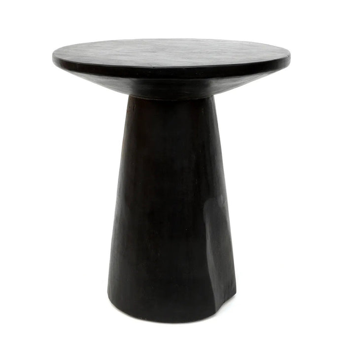 De Timber Conic bijzettafel - zwart - 50