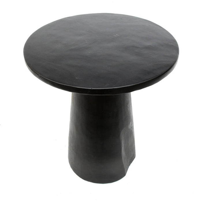 De Timber Conic bijzettafel - zwart - 50