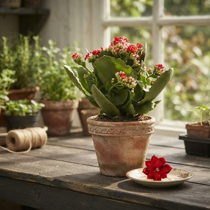 Kalanchoe Rosalina Don Justino Rosso - ↕27cm - Ø12cm