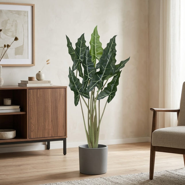 Artificial plant Alocasia taro S, 120 cm