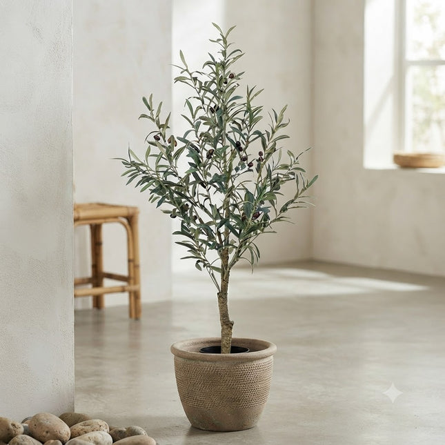 Sztuczne drzewo oliwne - Olea europaea - ↕115cm - Ø14cm