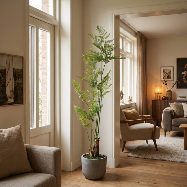 Artificial Fern Plant XL, 210 cm