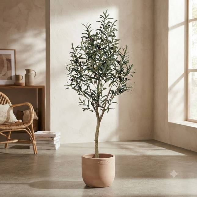 Kunst Olijfboom - Olea europaea - ↕140cm - Ø15cm