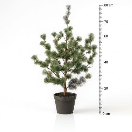 Artificial Christmas Tree - Fir Tree (Cedar Pine) - Artificial plant in pot - ↕80cm