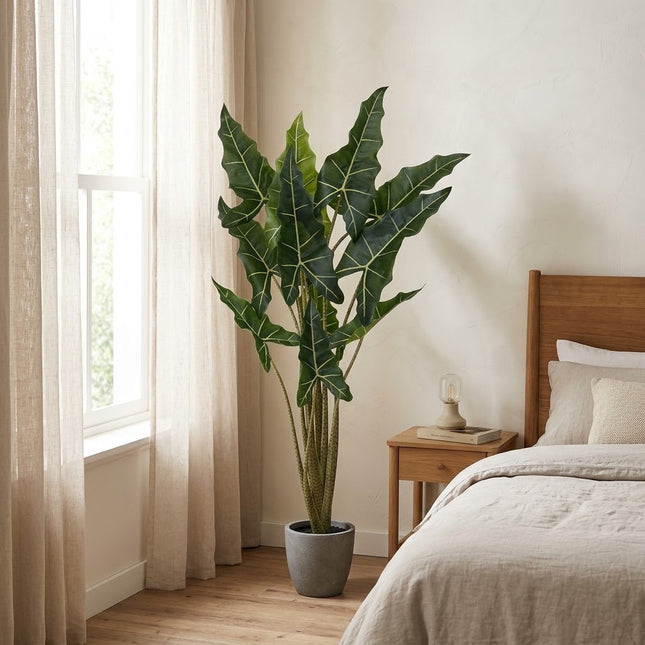 Artificial plant Alocasia taro M, 140 cm