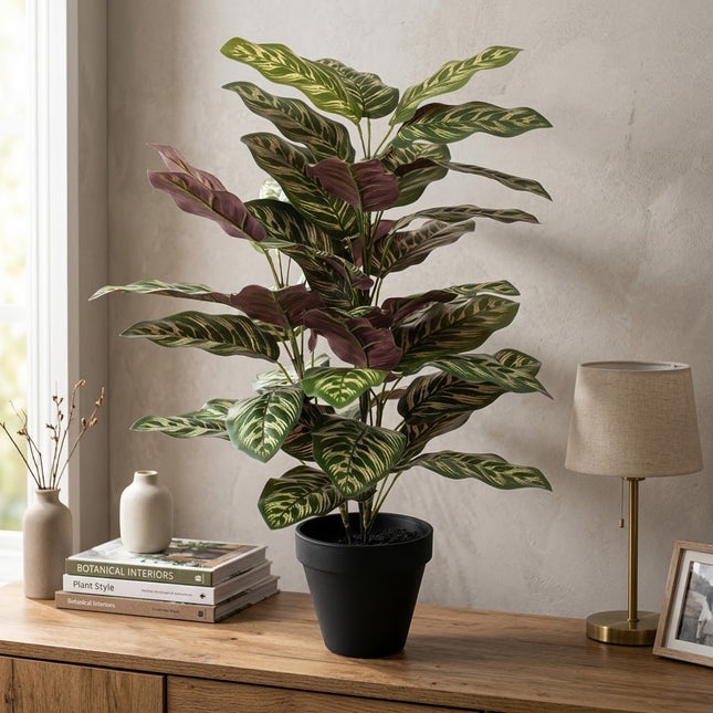 Kunstplant Calathea in pot - ↕65cm