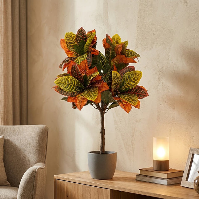 Artificial plant Codiaeum S, 80 cm