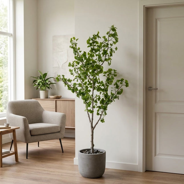 Artificial plant Ginkgo biloba tree L, 180 cm