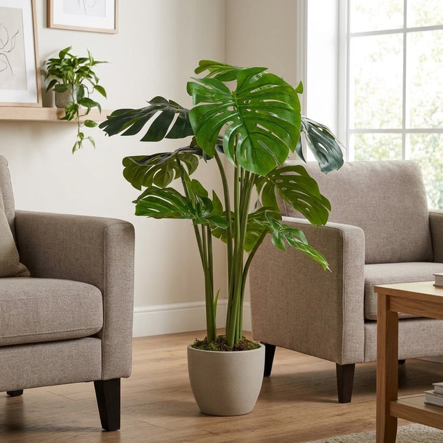 Artificial Monstera plant L, 120 cm