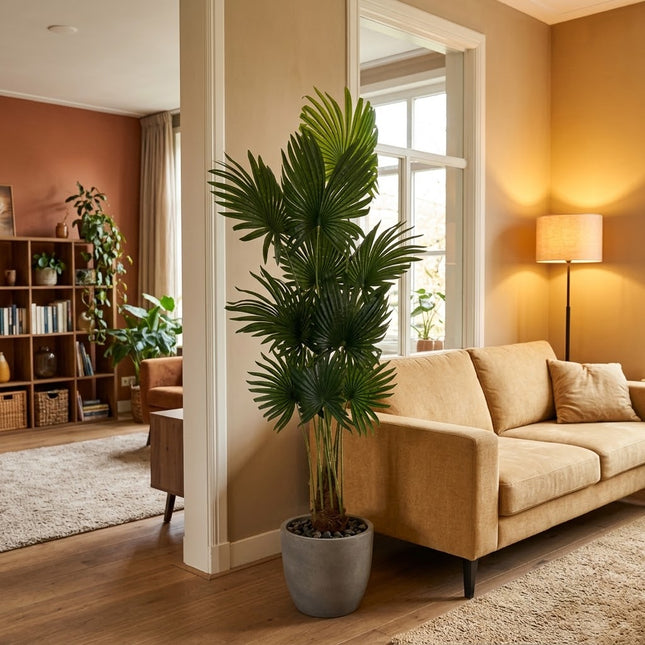 Konstgjord palm - ↕200cm