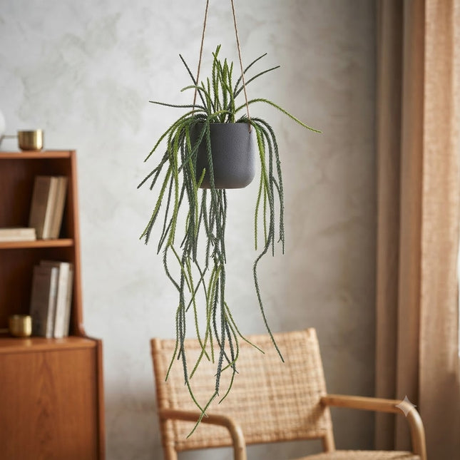 Kunstplant Rhypsalis - Koraalcactus - ↕85cm - Ø15cm