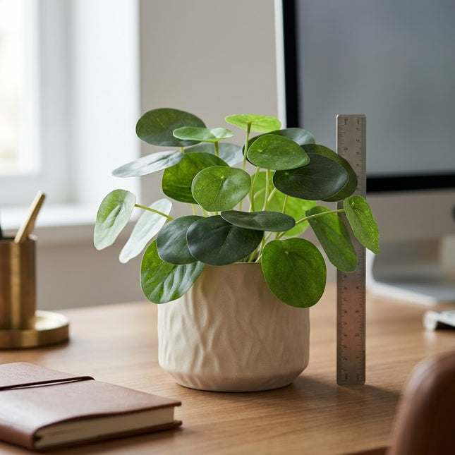 Konstväxt Pilea - Pilea peperomioides - ↕17,5cm - Ø9cm