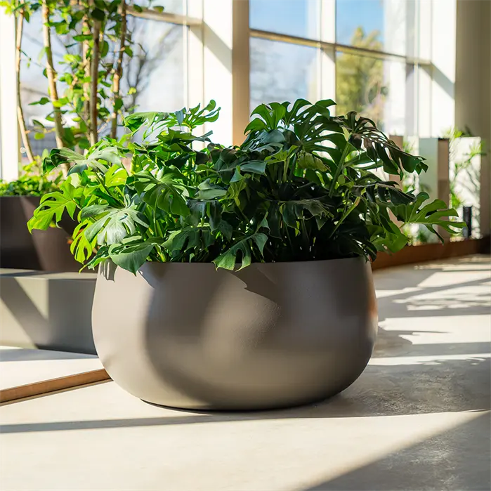 Polyester Plantenbak Rond 80 x 80 cm