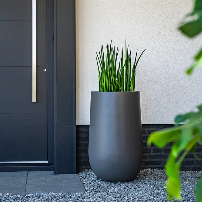Polyester Plantenbak Rond 80 x 80 cm