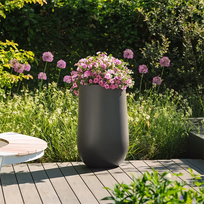 Polyester Plantenbak Rond 80 x 80 cm
