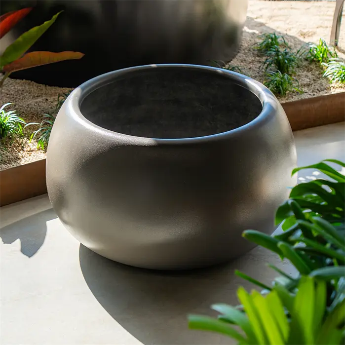 Polyester Plantenbak Rond 70 x 80 cm