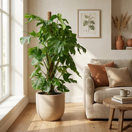 Monstera Deliciosa XXL - Pianta bucata - ↕145cm - Ø27cm