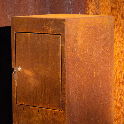 Corten stål postkasse NOX