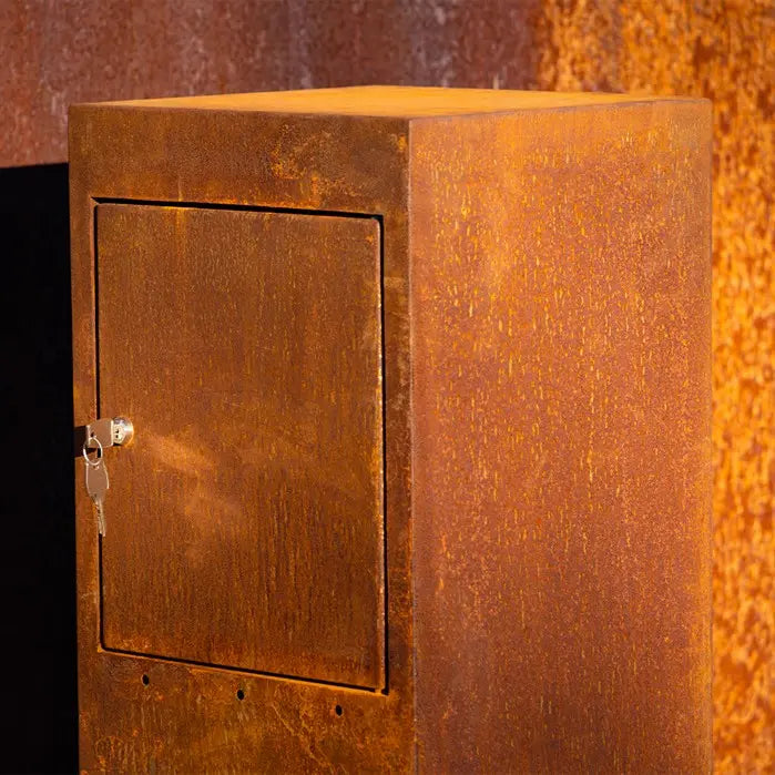 Corten Steel Mailbox NOX