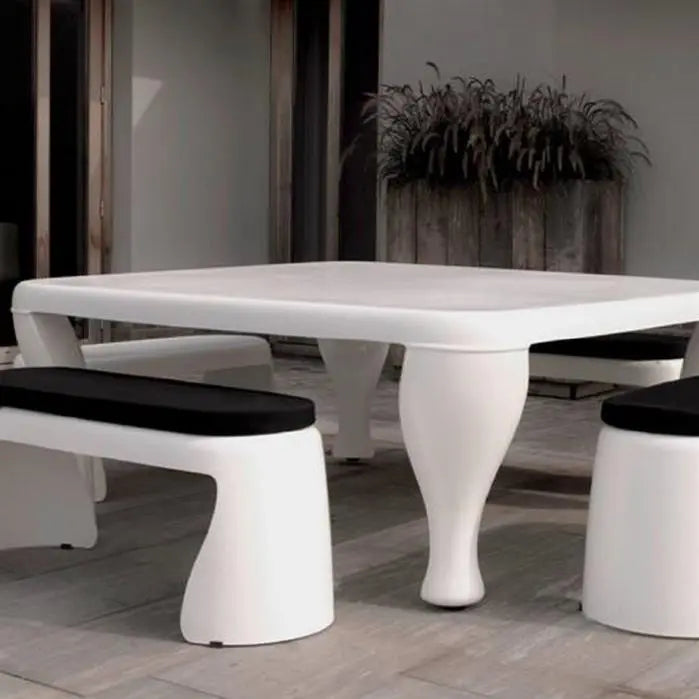 Tuinbank Wit 117 x 45 x 47 cm - Polyester