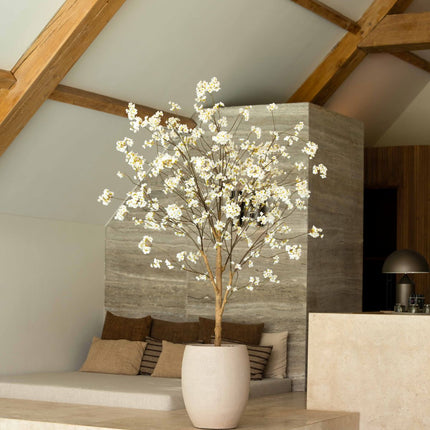 Artificial Blossom Tree cream 180 cm