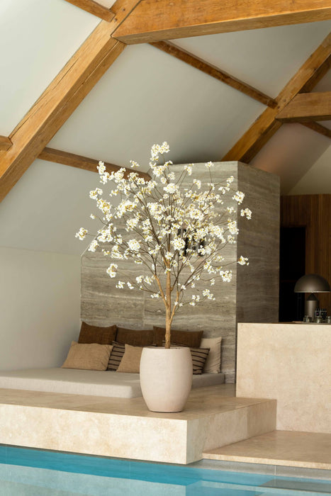 Kunst Bloesem Boom crème 180 cm