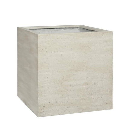 Lille potteblok, beigevasket 44 cm