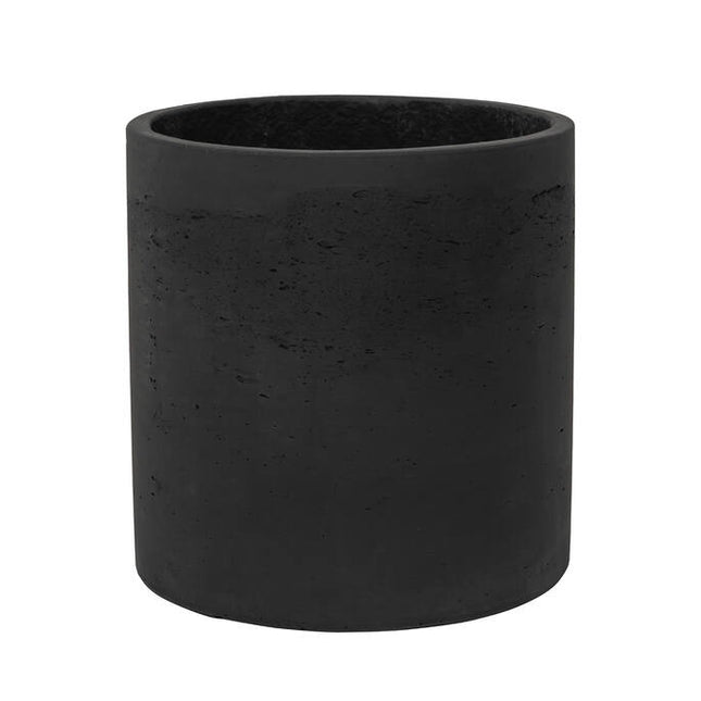 Pottery Pots Puk L, Black Washed Ø22,4cm