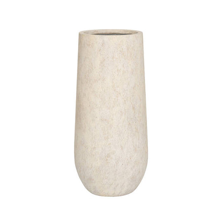 Pots en poterie Nax L, Travertin Beige Ø30 cm