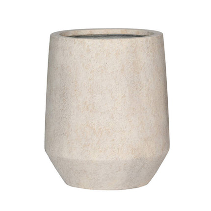 Pottery Pots Harith High S, Travertin Beige Ø23 cm